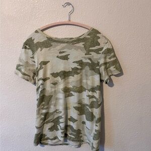 Lucky Brand Green Camo T-Shirt